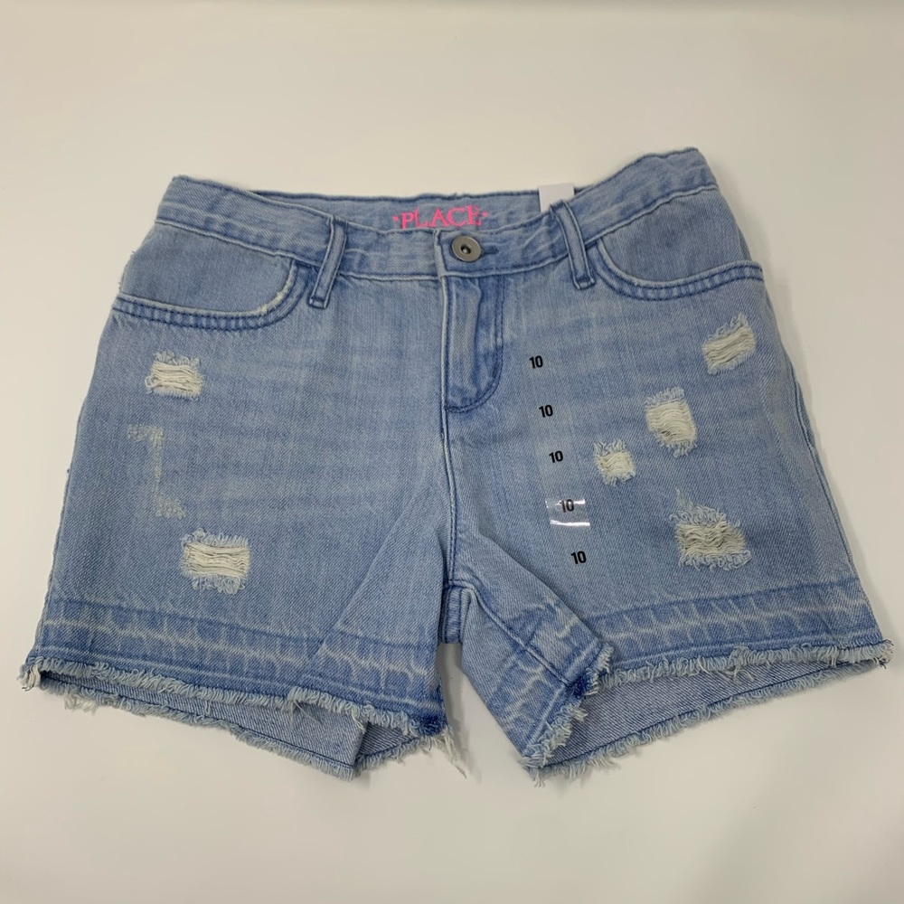 NWT Children’s Place Distressed Denim Shorts